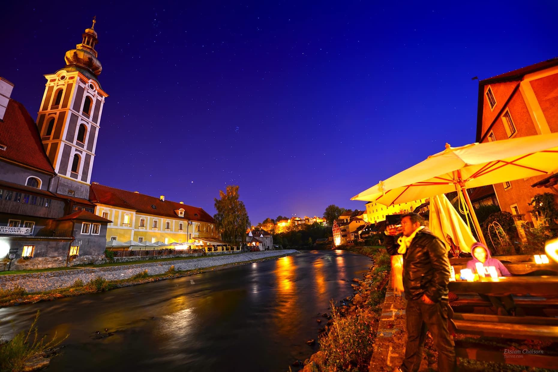 Blue Hour on the Vltava · Eksiam Chaisorn