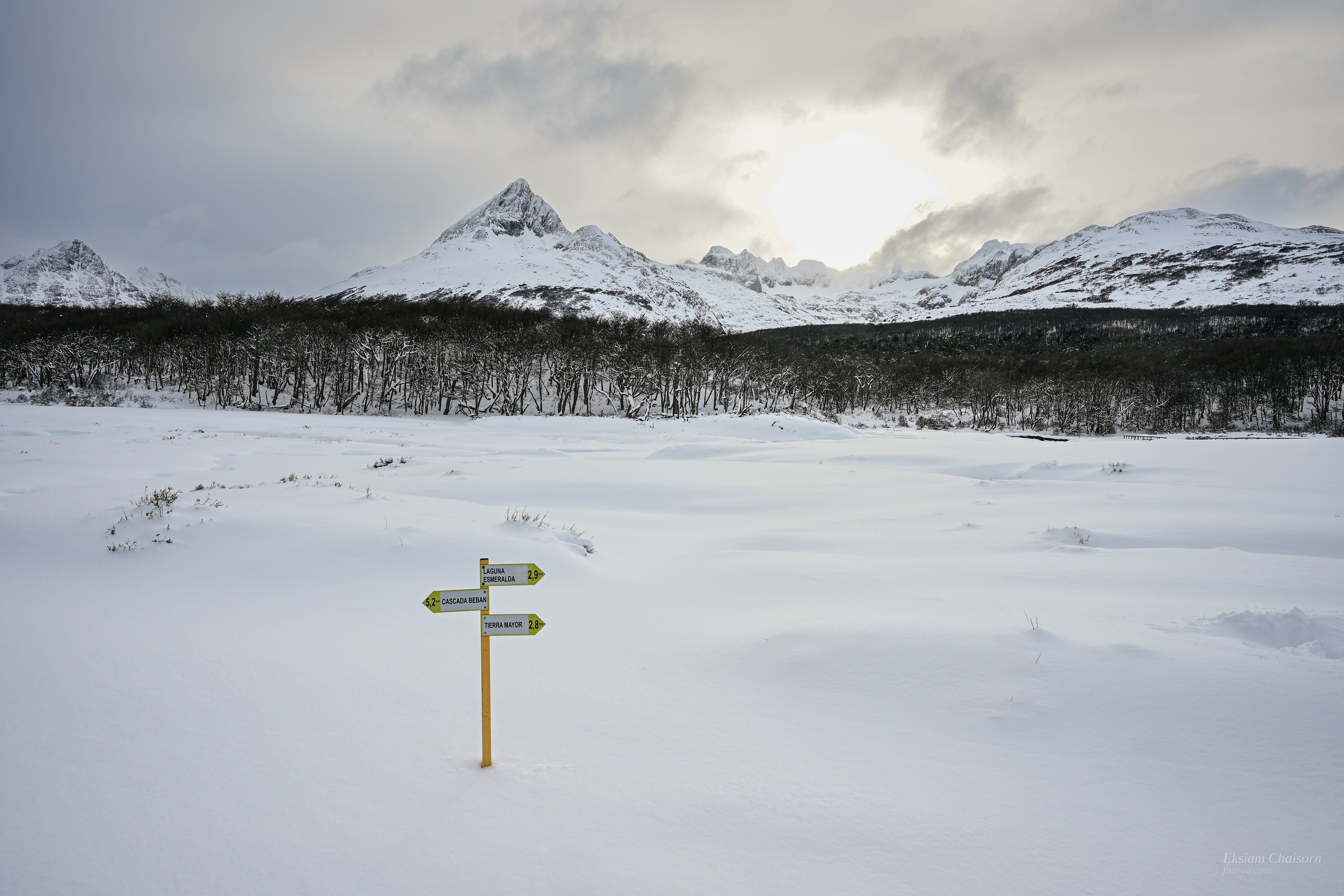 En route to Laguna Esmeralda · Ushuaia · Eksiam Chaisorn